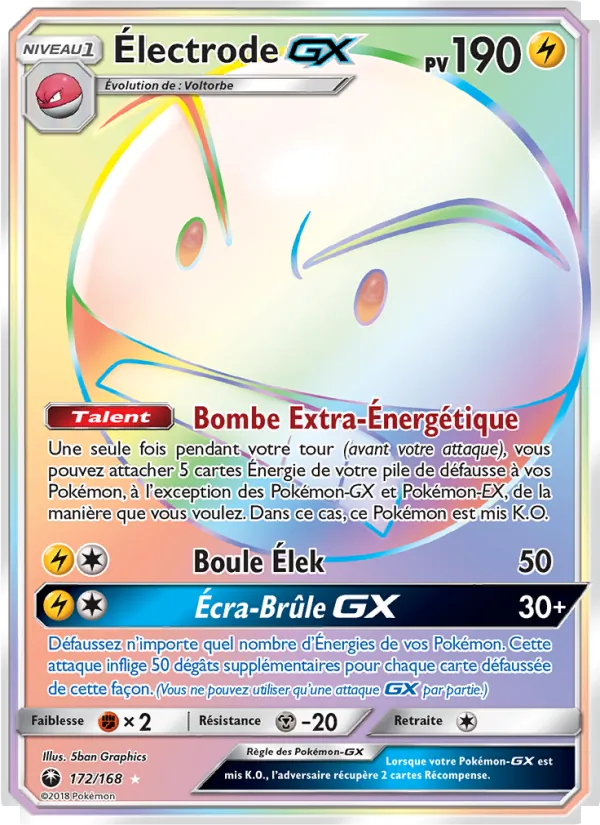 Carte Électrode GX 172/168 – Tempête Céleste