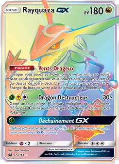 Carte Rayquaza GX 177/168 – Tempête Céleste