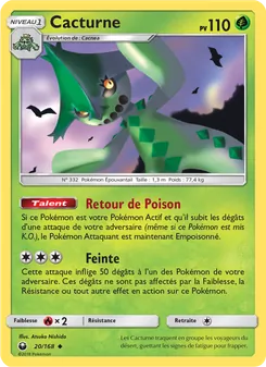 Carte Cacturne 20/168 – Tempête Céleste
