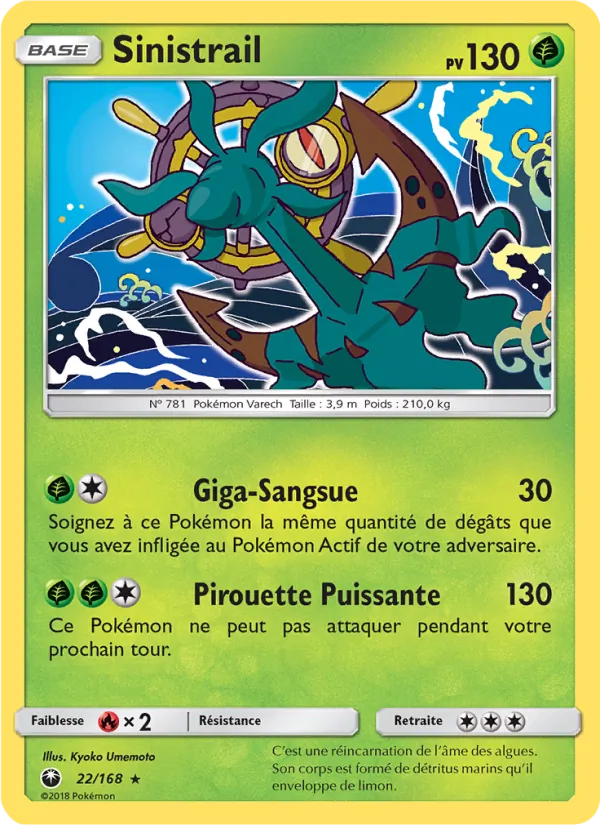 Carte Sinistrail 22/168 – Tempête Céleste
