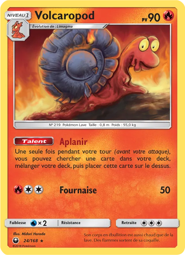 Carte Volcaropod 24/168 – Tempête Céleste