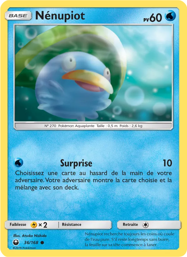 Carte Nénupiot 36/168 – Tempête Céleste