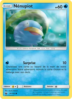 Carte Nénupiot 36/168 – Tempête Céleste
