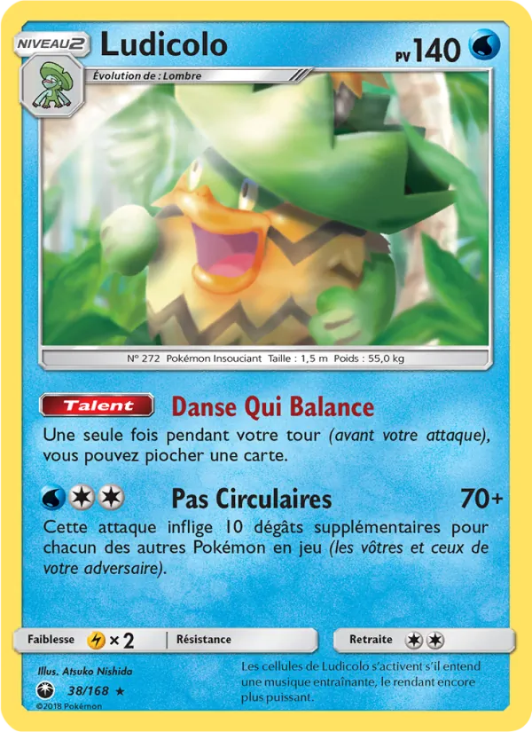 Carte Ludicolo 38/168 – Tempête Céleste