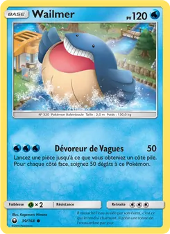 Carte Wailmer 39/168 – Tempête Céleste