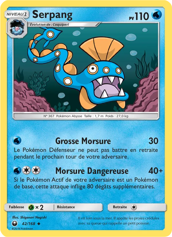 Carte Serpang 42/168 – Tempête Céleste