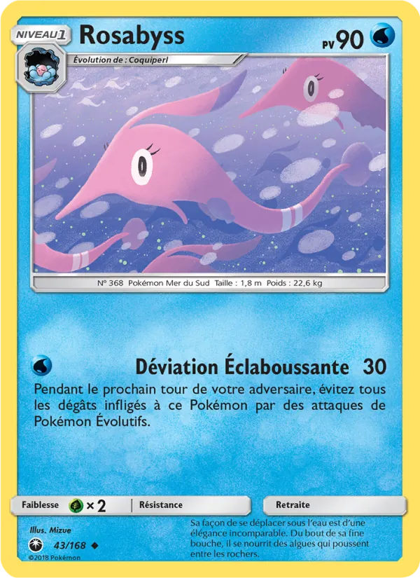 Carte Rosabyss 43/168 – Tempête Céleste