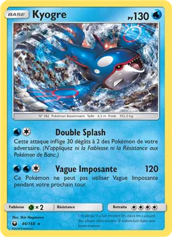 Carte Kyogre 46/168 – Tempête Céleste