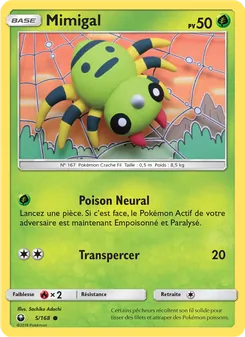 Carte Mimigal 5/168 – Tempête Céleste