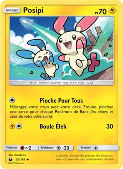 Carte Posipi 53/168 – Tempête Céleste