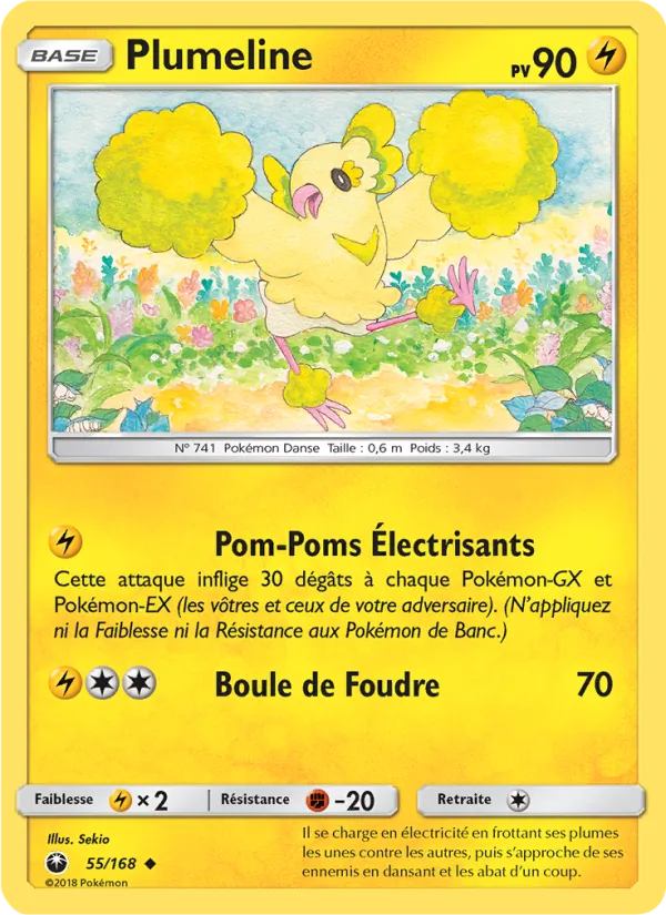 Carte Plumeline 55/168 – Tempête Céleste
