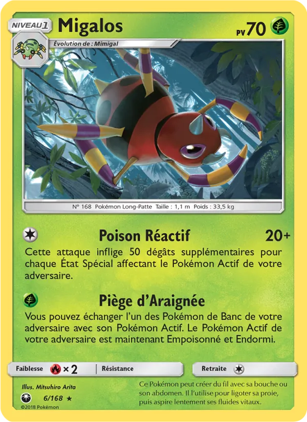 Carte Migalos 6/168 – Tempête Céleste