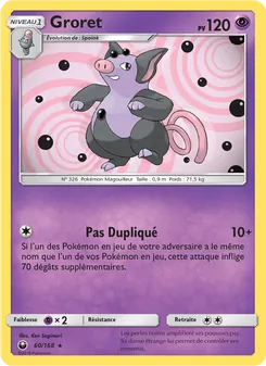 Carte Groret 60/168 – Tempête Céleste