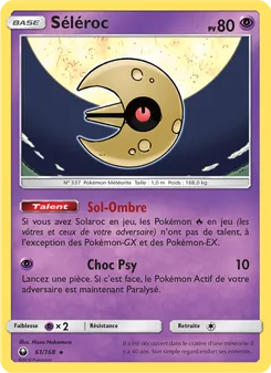 Carte Séléroc 61/168 – Tempête Céleste
