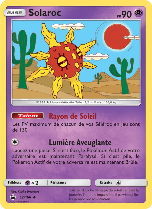 Carte Solaroc 62/168 – Tempête Céleste