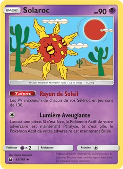 Carte Solaroc 62/168 – Tempête Céleste