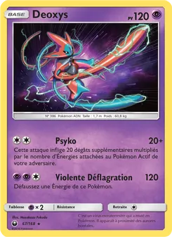 Carte Deoxys 67/168 – Tempête Céleste