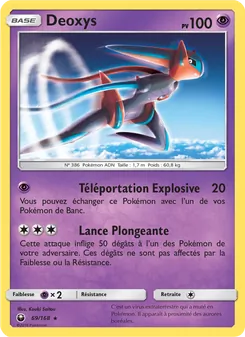 Carte Deoxys 69/168 – Tempête Céleste