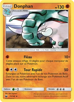Carte Donphan 73/168 – Tempête Céleste