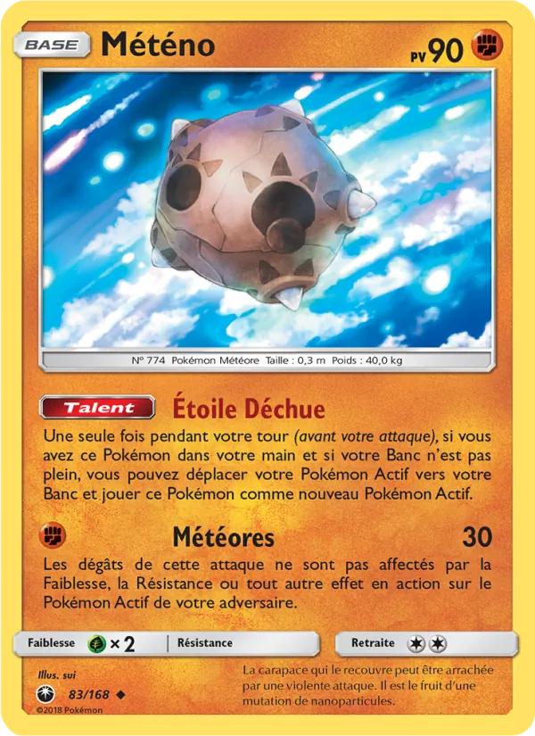 Carte Météno 83/168 – Tempête Céleste