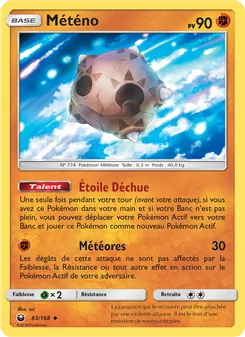 Carte Météno 83/168 – Tempête Céleste