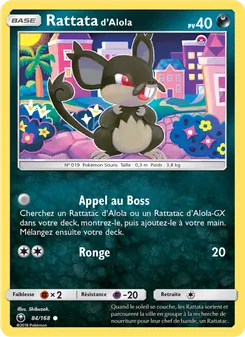 Carte Rattata d’Alola 84/168 – Tempête Céleste