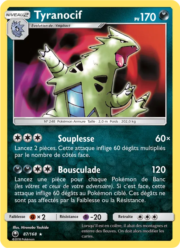 Carte Tyranocif 87/168 – Tempête Céleste