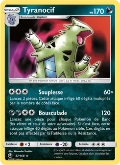 Carte Tyranocif 87/168 – Tempête Céleste