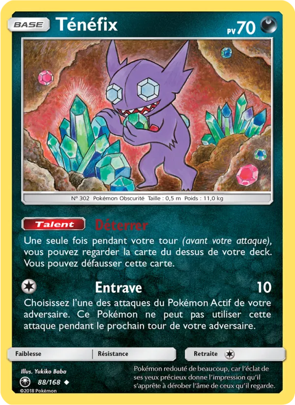 Carte Ténéfix 88/168 – Tempête Céleste