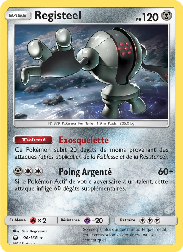 Carte Registeel 96/168 – Tempête Céleste