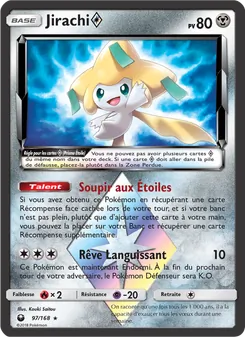 Carte Jirachi ◇ 97/168 – Tempête Céleste