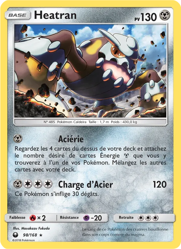 Carte Heatran 98/168 – Tempête Céleste