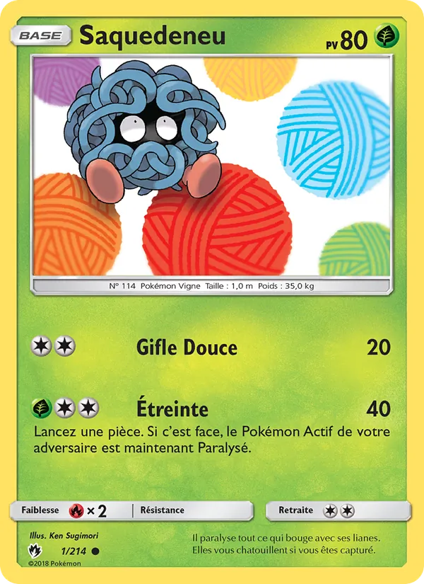 Carte Saquedeneu 1/214 – Tonnerre Perdu