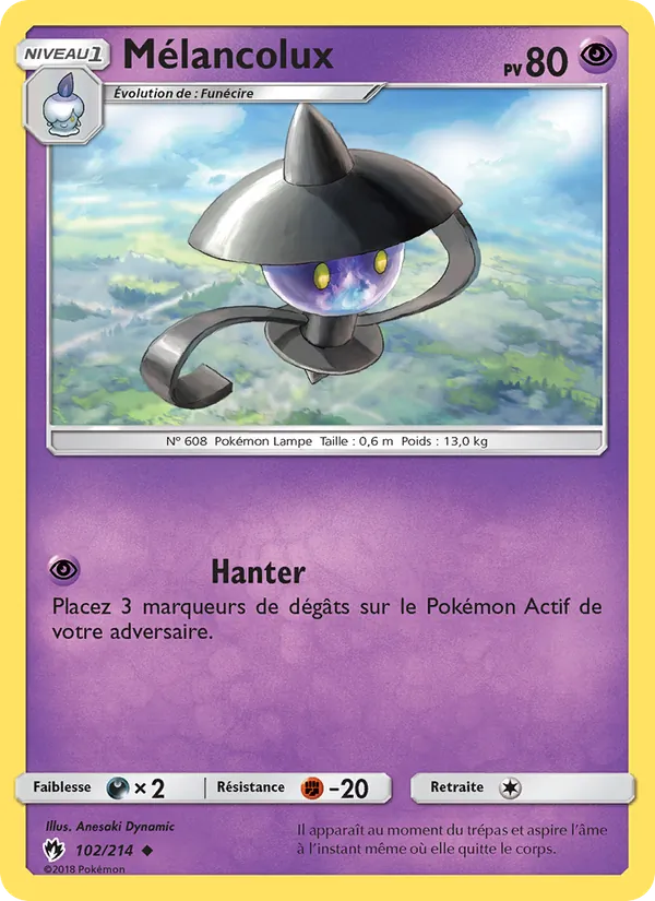 Carte Mélancolux 102/214 – Tonnerre Perdu