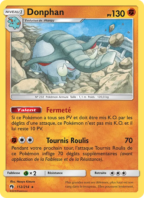 Carte Donphan 112/214 – Tonnerre Perdu