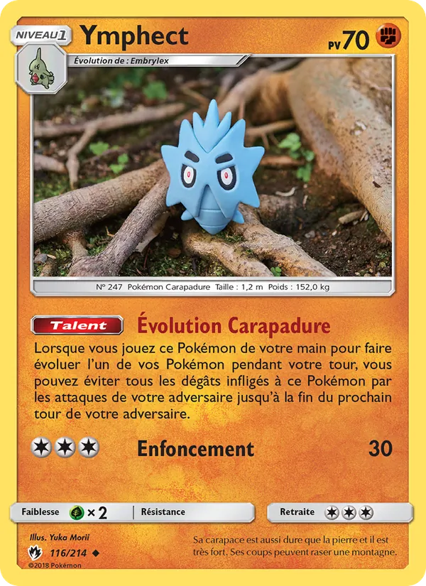 Carte Ymphect 116/214 – Tonnerre Perdu