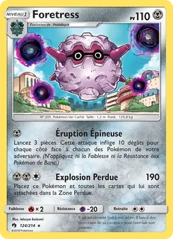 Carte Foretress 124/214 – Tonnerre Perdu