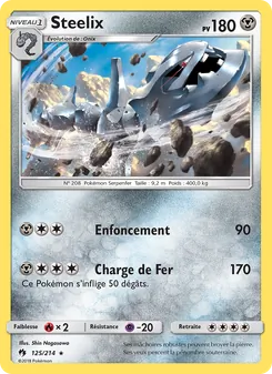 Carte Steelix 125/214 – Tonnerre Perdu