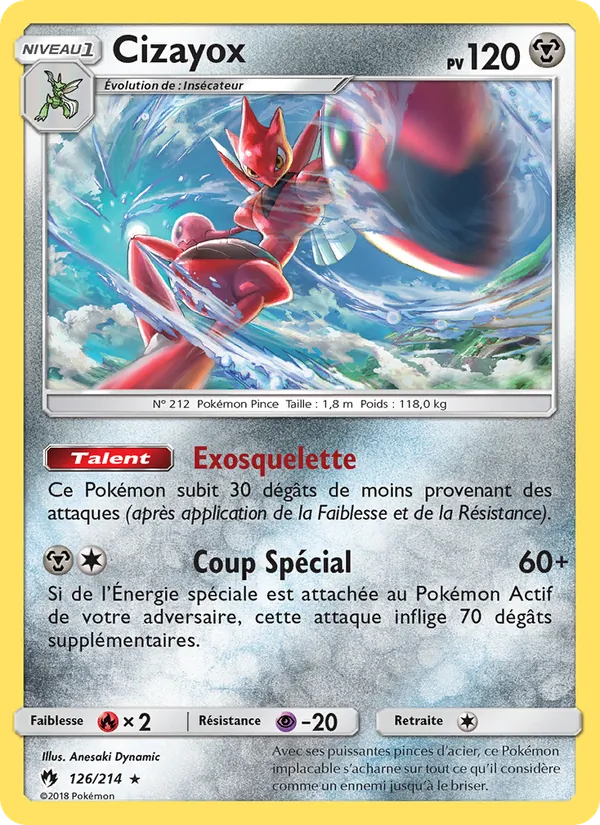 Carte Cizayox 126/214 – Tonnerre Perdu