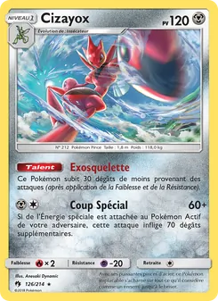 Carte Cizayox 126/214 – Tonnerre Perdu