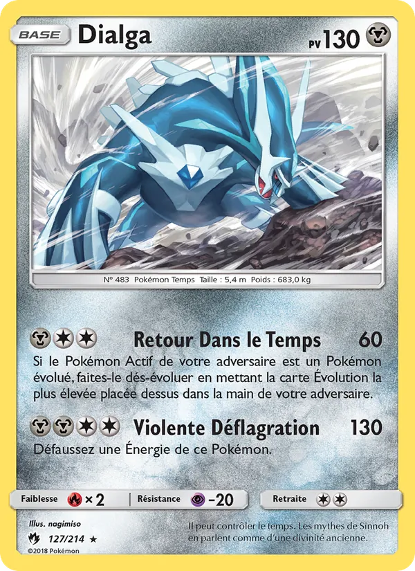 Carte Dialga 127/214 – Tonnerre Perdu