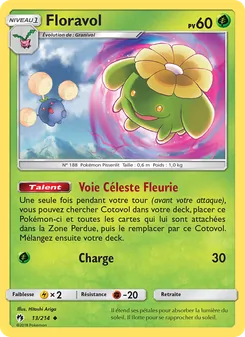 Carte Floravol 13/214 – Tonnerre Perdu