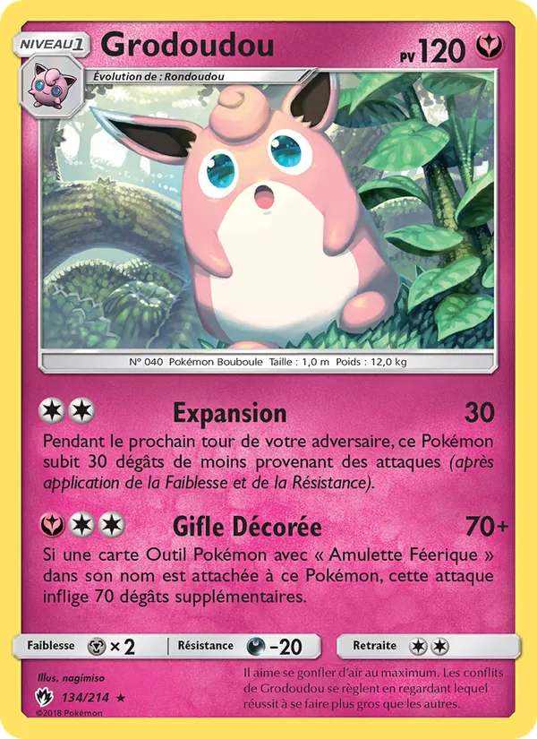 Carte Grodoudou 134/214 – Tonnerre Perdu