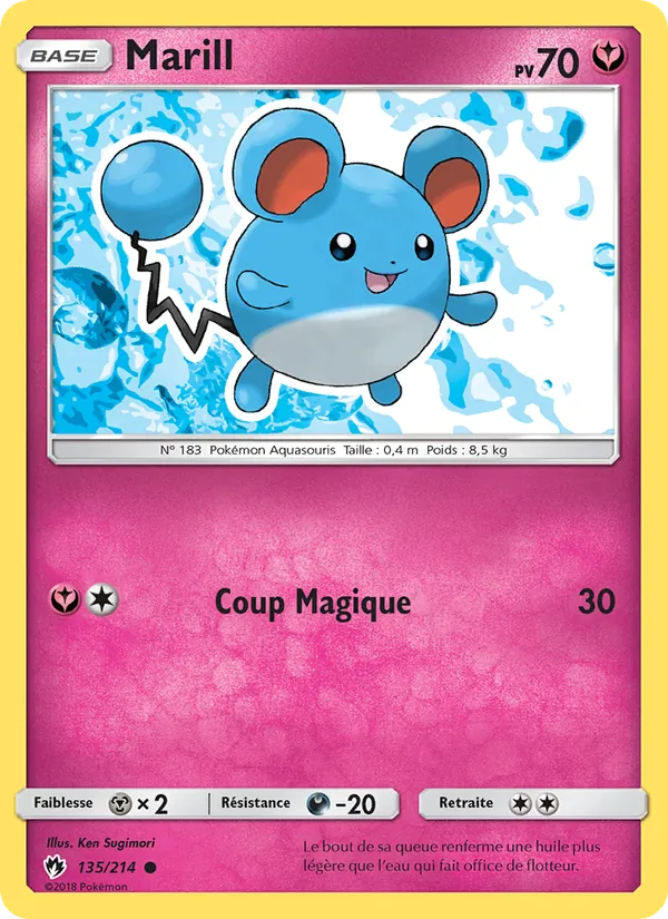 Carte Marill 135/214 – Tonnerre Perdu