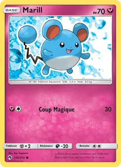 Carte Marill 135/214 – Tonnerre Perdu