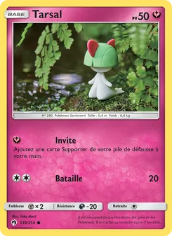 Carte Tarsal 139/214 – Tonnerre Perdu