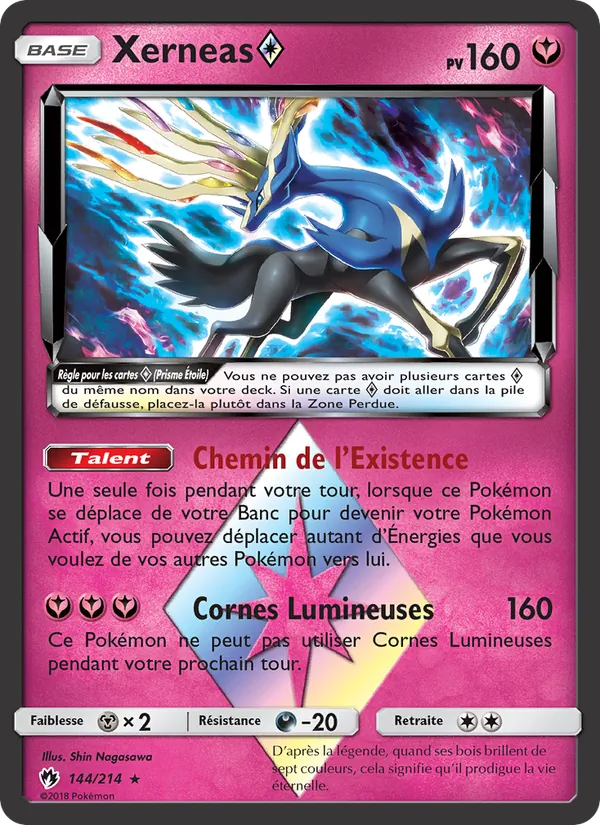 Carte Xerneas ◇ 144/214 – Tonnerre Perdu