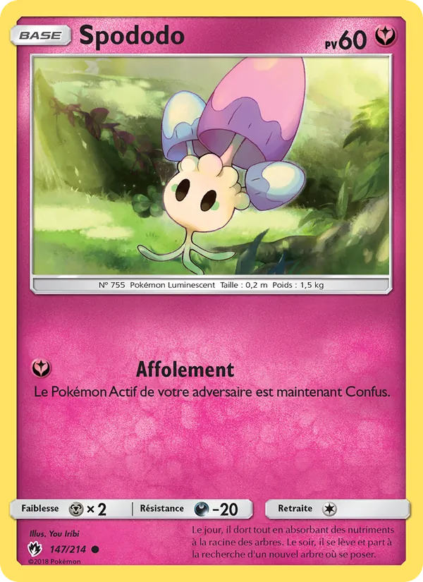 Carte Spododo 147/214 – Tonnerre Perdu