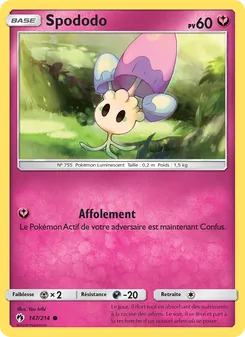 Carte Spododo 147/214 – Tonnerre Perdu