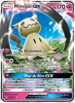 Carte Mimiqui GX 149/214 – Tonnerre Perdu
